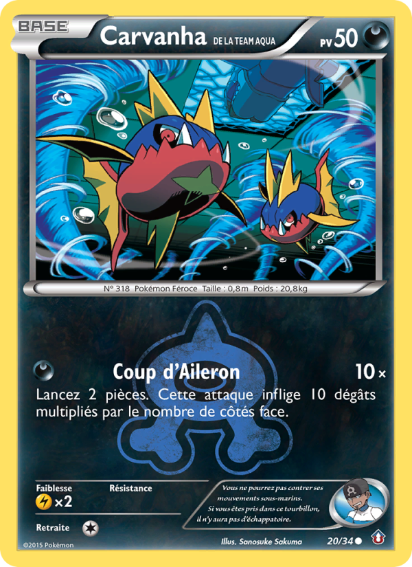 Carvanha de la Team Aqua