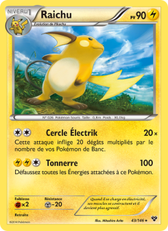Raichu from XY