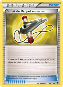 Sifflet de Rappel Matos Team Flare