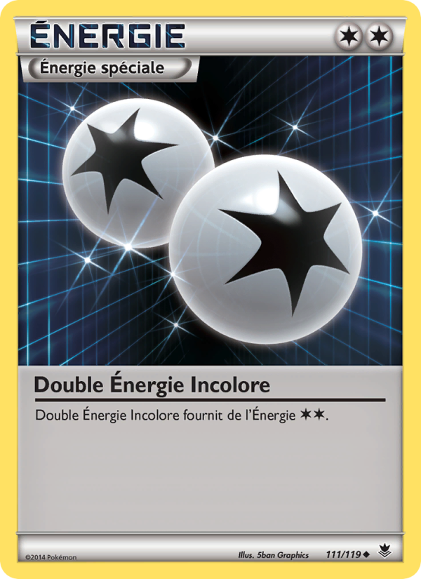 Double Énergie Incolore from Vigueur Spectrale