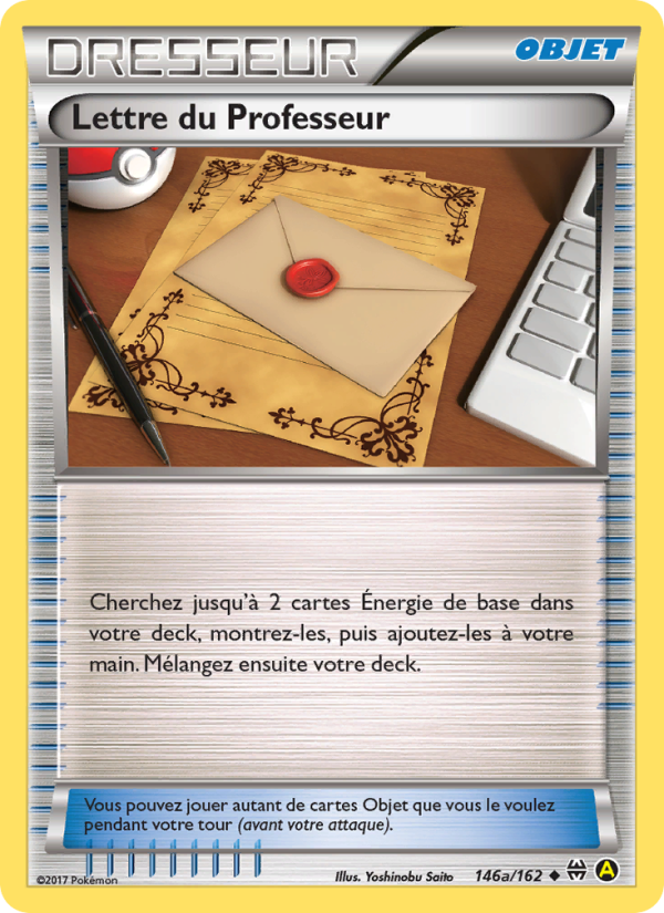 Lettre du Professeur
