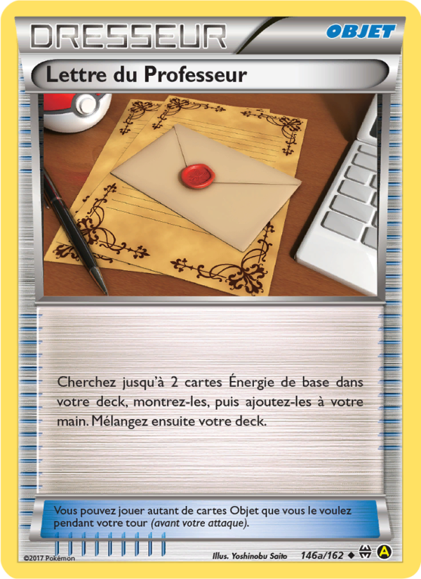 Lettre du Professeur