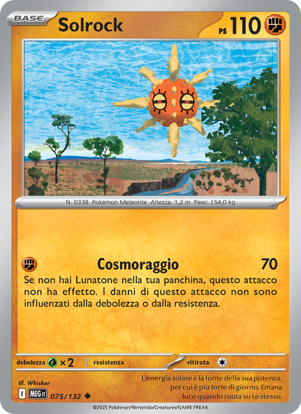 Solrock from Megaevoluzione