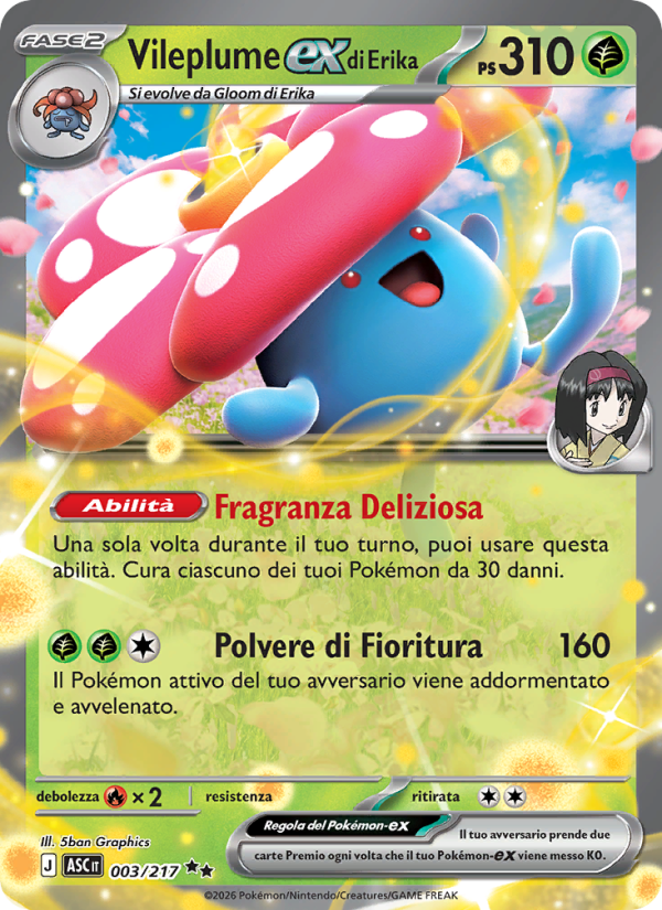 Vileplume-ex di Erika