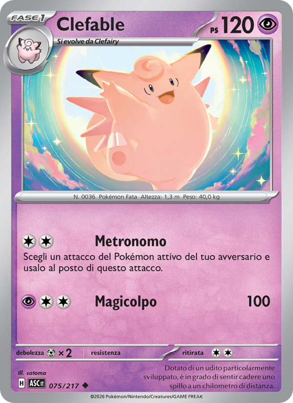 Clefable from Ascesa Eroica