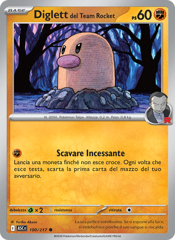 Diglett del Team Rocket