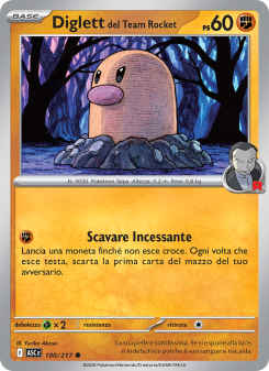 Diglett del Team Rocket