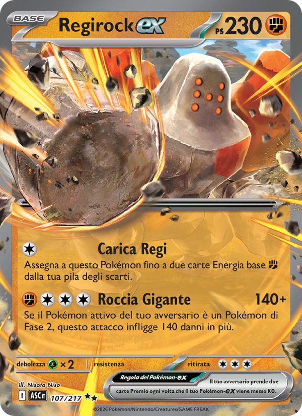 Regirock-ex from Ascesa Eroica