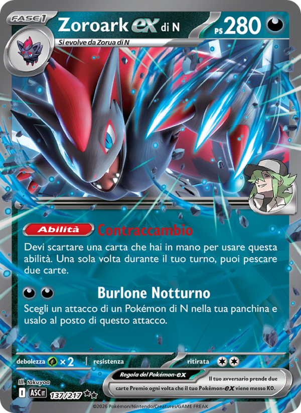 Zoroark-ex di N from Ascesa Eroica