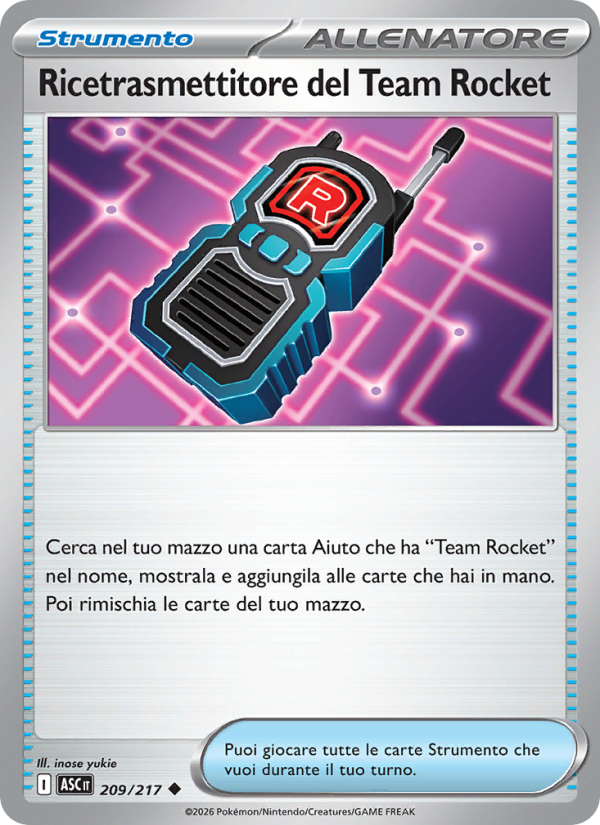Ricetrasmettitore del Team Rocket from Ascesa Eroica