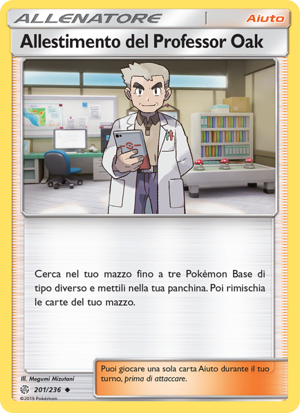 Allestimento del Professor Oak