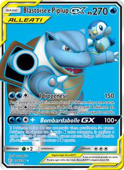 Blastoise e Piplup GX