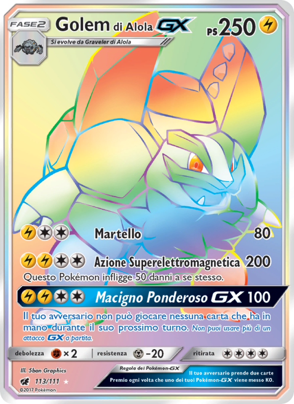 Golem di Alola GX