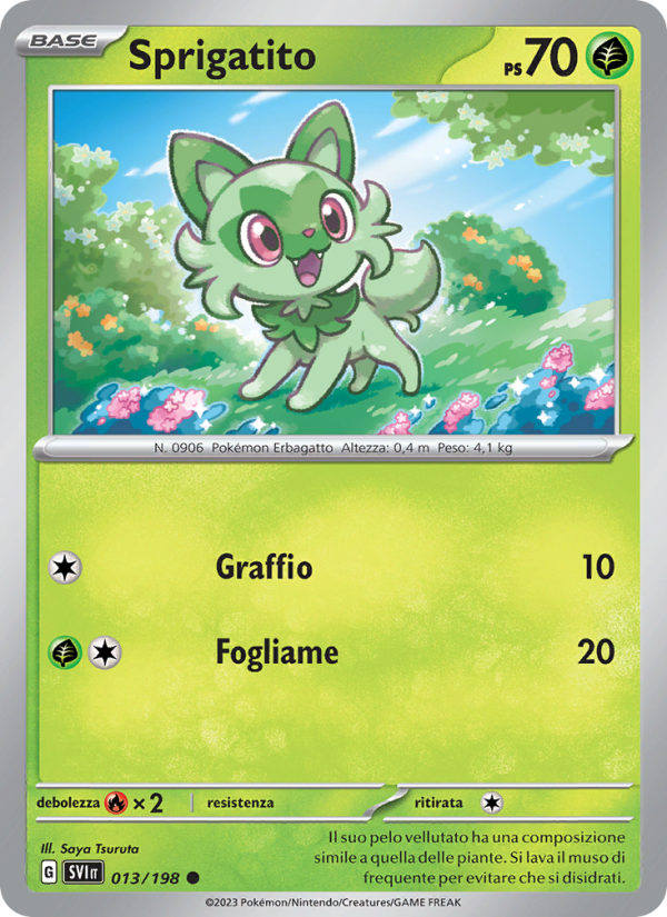 Sprigatito from Scarlatto e Violetto