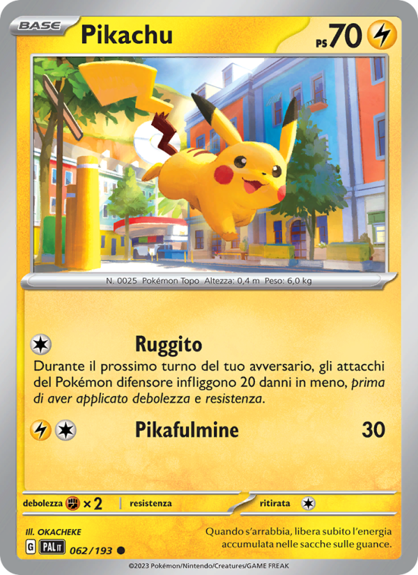 Pikachu from Evoluzioni a Paldea