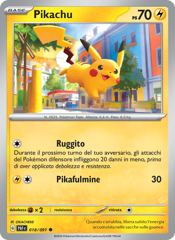 Pikachu from Destino di Paldea