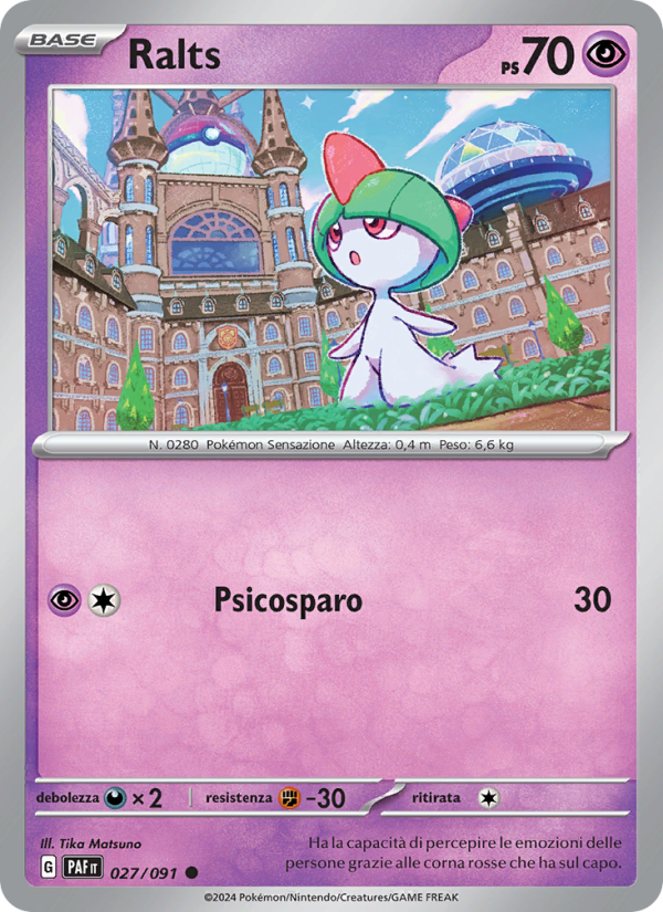 Ralts from Destino di Paldea