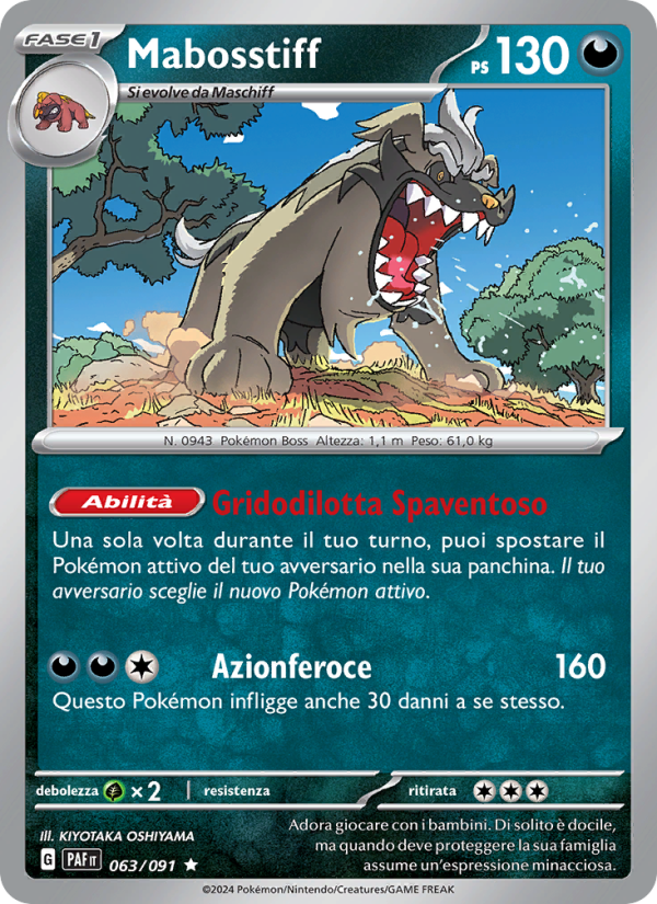 Mabosstiff from Destino di Paldea