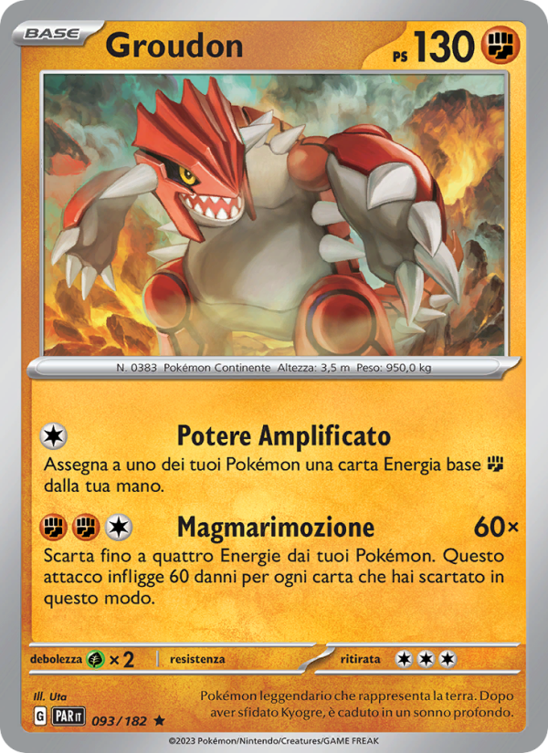 Groudon from Paradosso Temporale