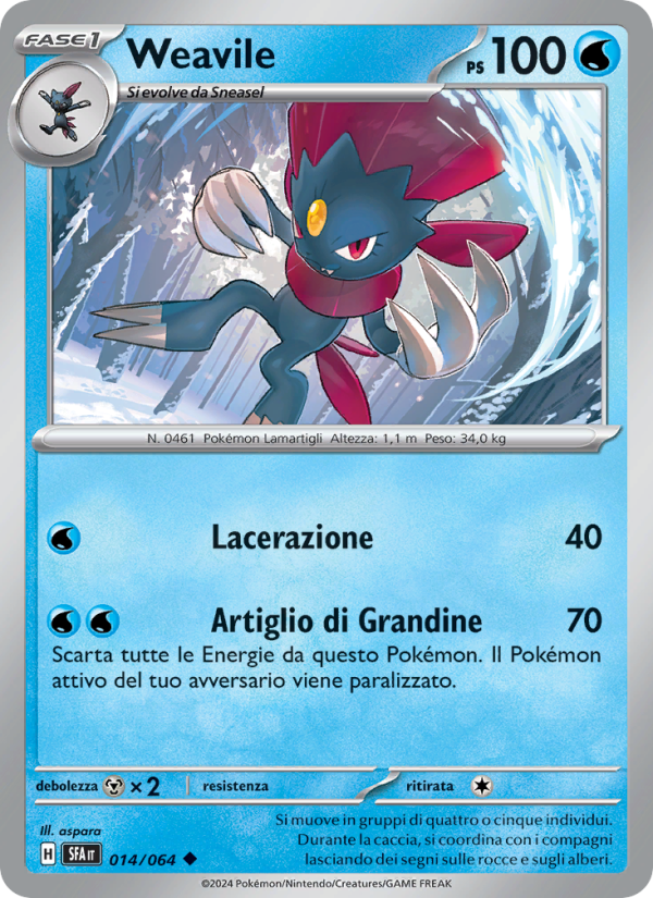 Weavile from Segreto Fiabesco