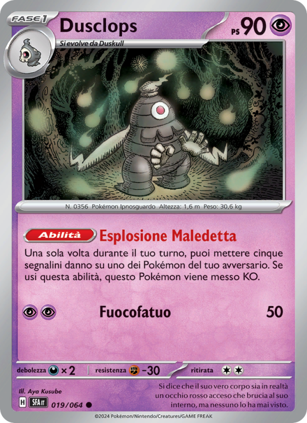 Dusclops from Segreto Fiabesco