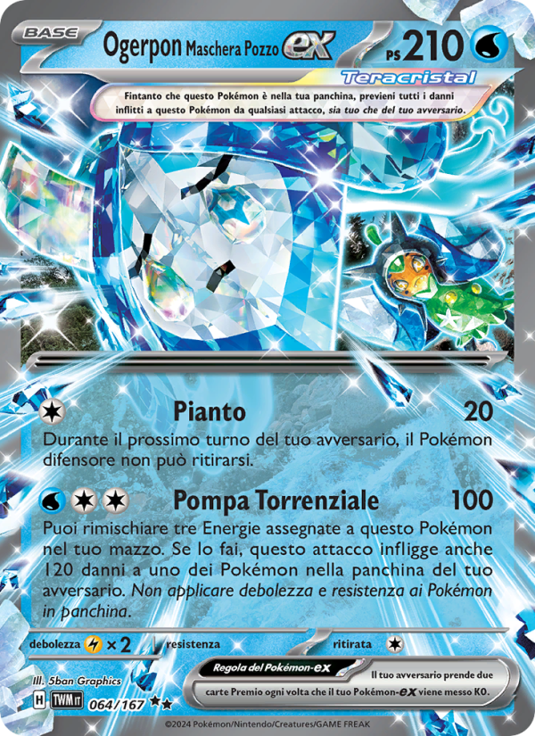 Ogerpon Maschera Pozzo-ex from Crepuscolo Mascherato