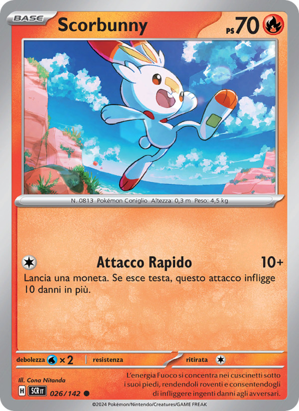 Scorbunny from Corona Astrale