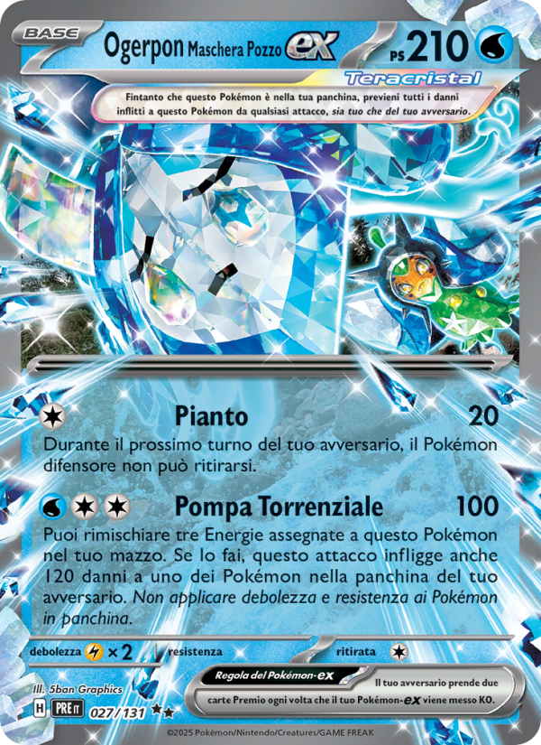 Ogerpon Maschera Pozzo-ex from Evoluzioni Prismatiche