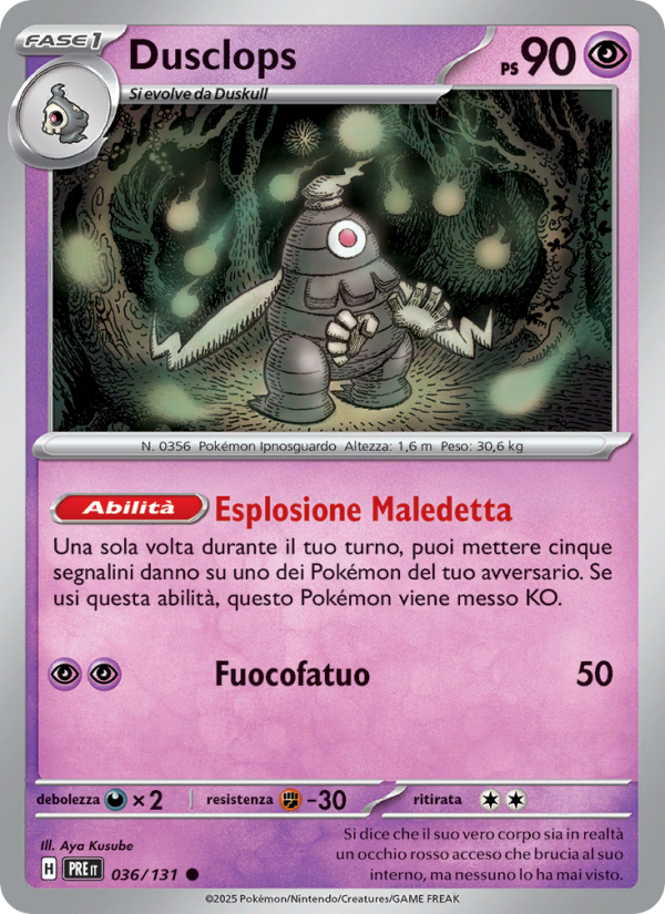 Dusclops from Evoluzioni Prismatiche