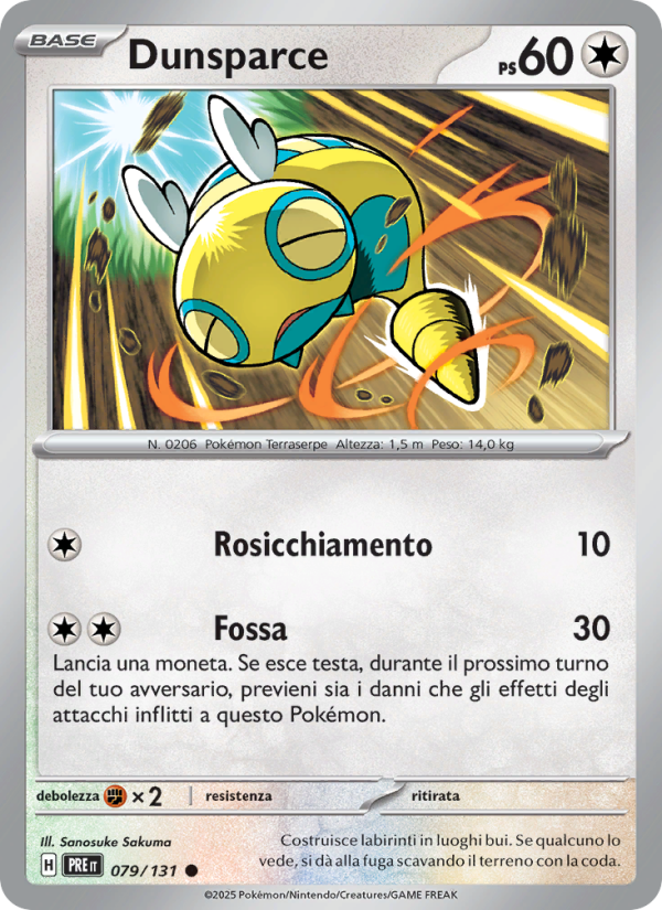 Dunsparce from Evoluzioni Prismatiche