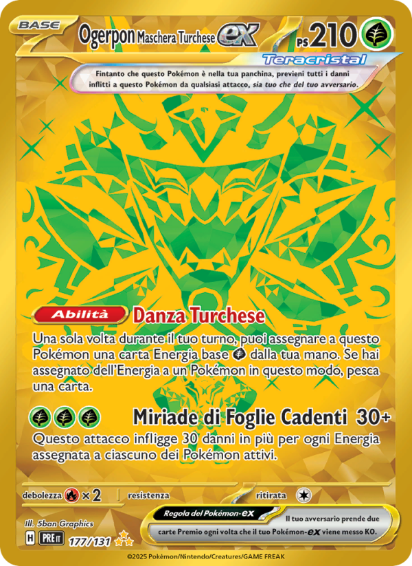 Ogerpon Maschera Turchese-ex
