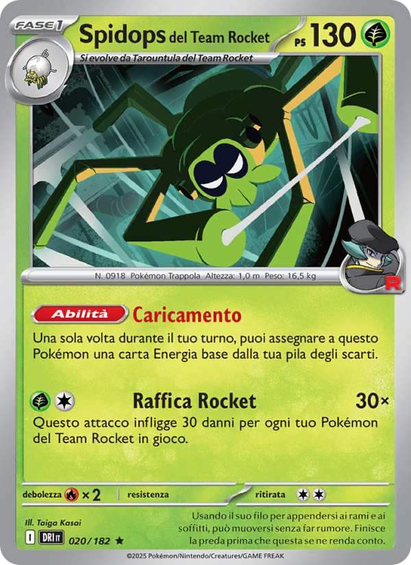 Spidops del Team Rocket from Rivali Predestinati