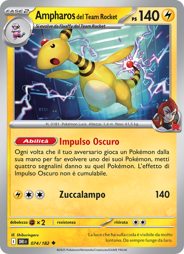 Ampharos del Team Rocket