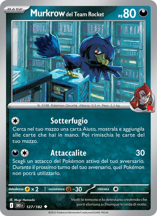 Murkrow del Team Rocket from Rivali Predestinati