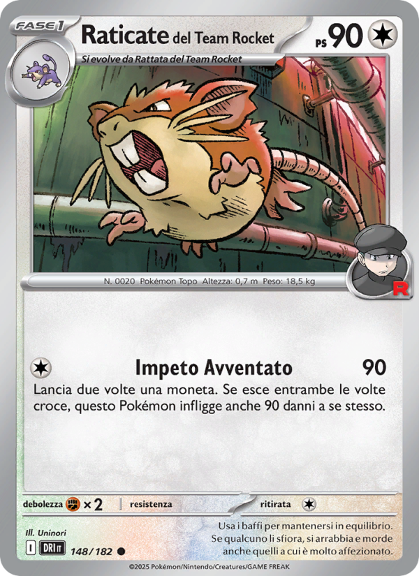 Raticate del Team Rocket