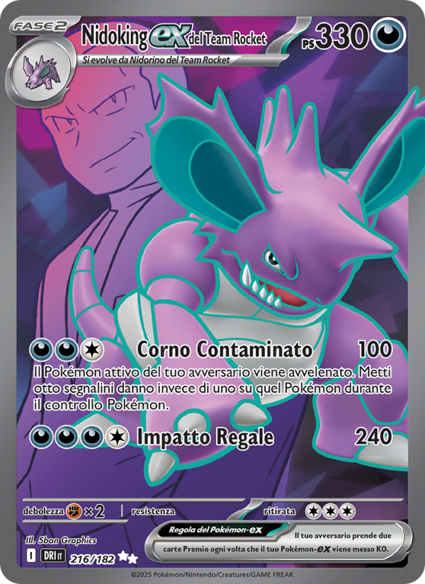 Nidoking-ex del Team Rocket