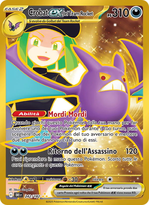 Crobat-ex del Team Rocket