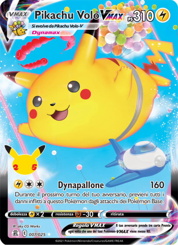 Pikachu Volo VMAX