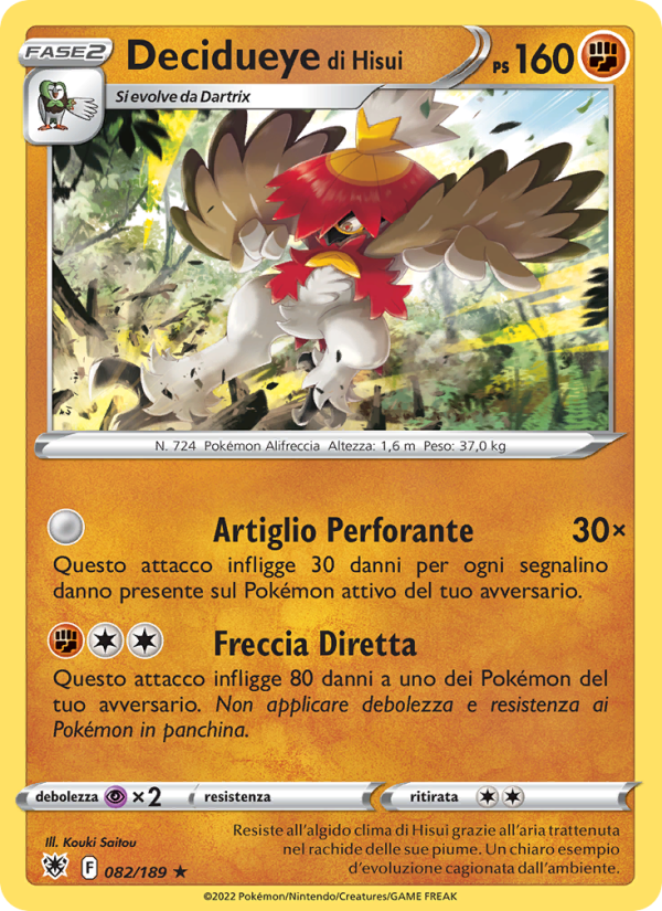 Decidueye di Hisui