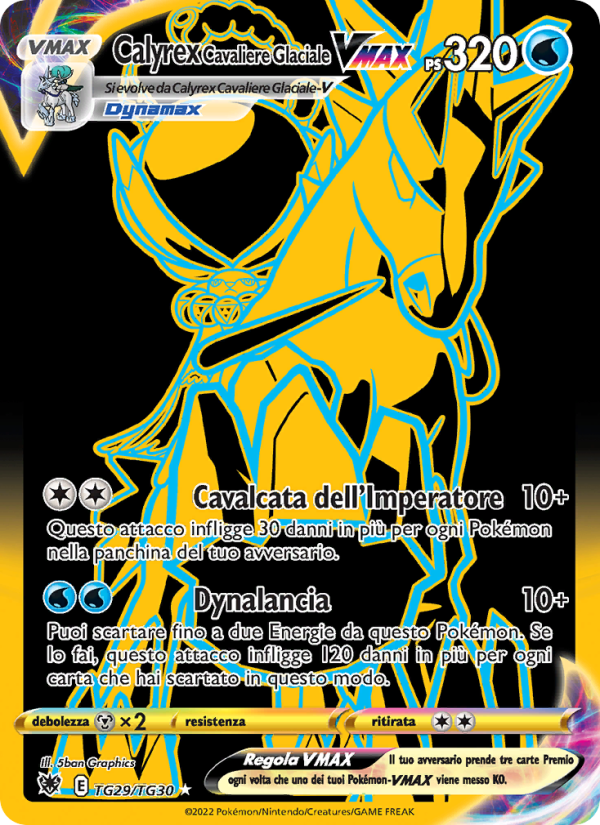 Calyrex Cavaliere Glaciale VMAX