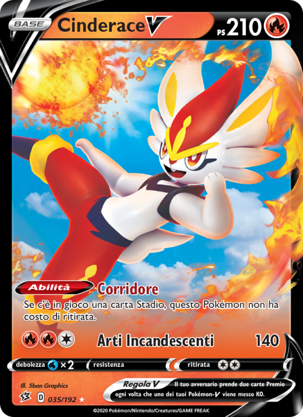 Cinderace V from Fragore Ribelle