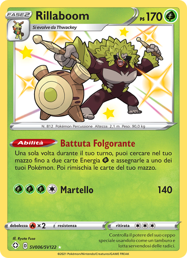 Rillaboom from Destino Splendente