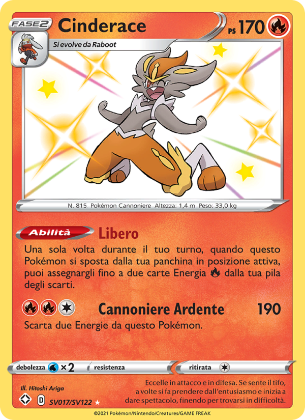 Cinderace from Destino Splendente