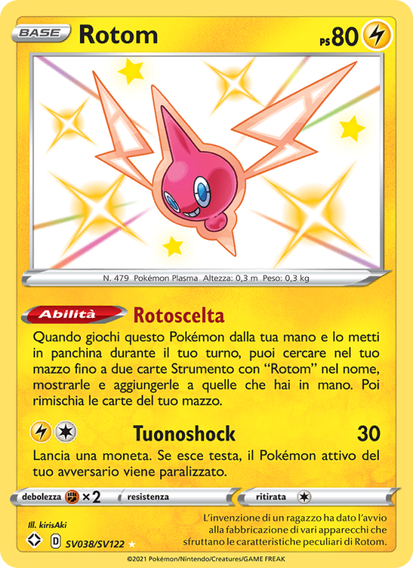 Rotom from Destino Splendente