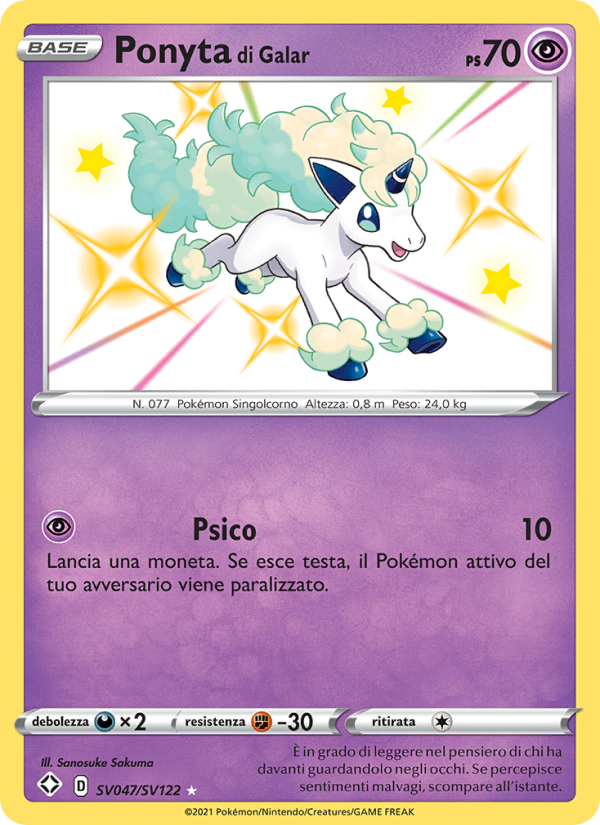 Ponyta di Galar from Destino Splendente