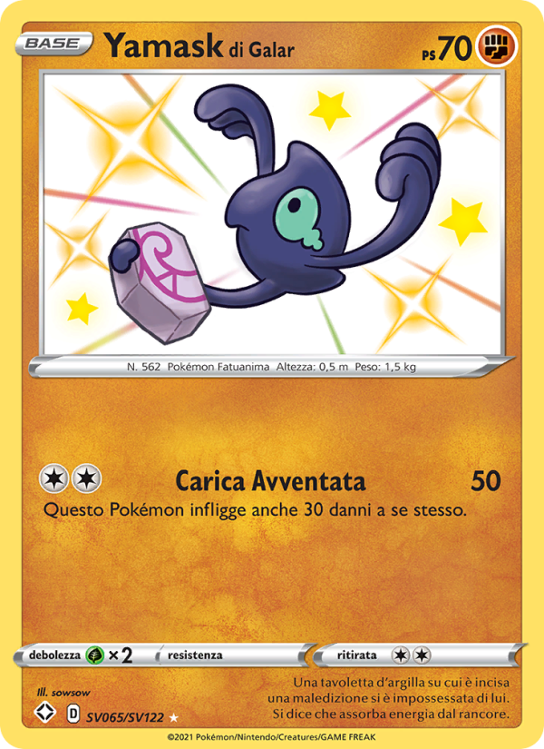 Yamask di Galar from Destino Splendente