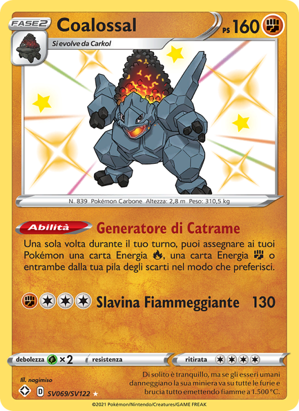 Coalossal from Destino Splendente