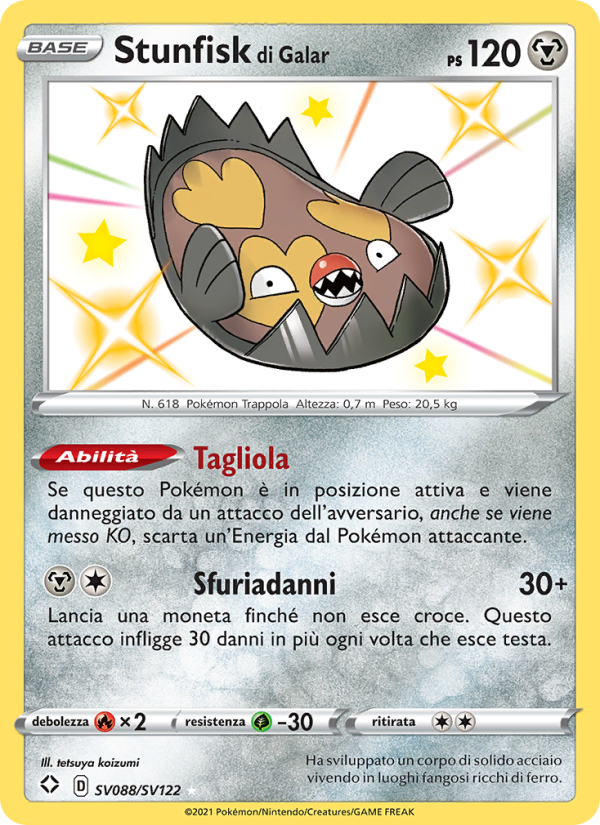 Stunfisk di Galar from Destino Splendente