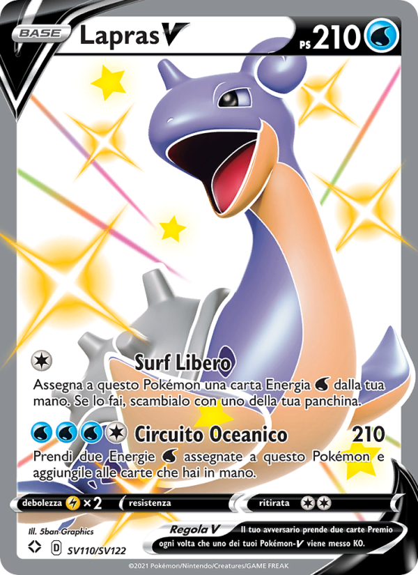 Lapras V from Destino Splendente