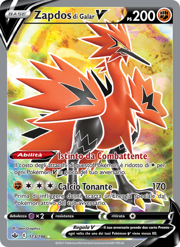 Zapdos di Galar V